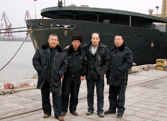 承运鲅鱼圈到鞍山腾鳌部分司机和配货站经理合影