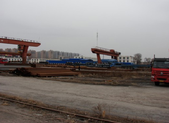 鞍山市钢材现货市场----内部货场实地图片